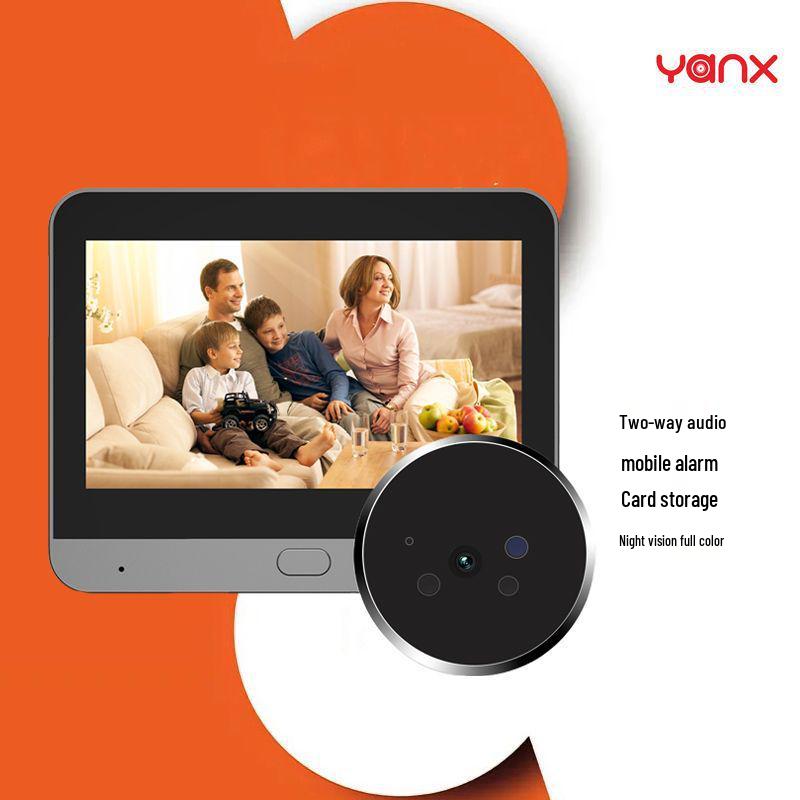 HD Wireless Wide-angle WiFi Doorbell with Camera Monitoring No
HD Wireless Wide-angle WiFi Doorbell with Camera Monitoring No