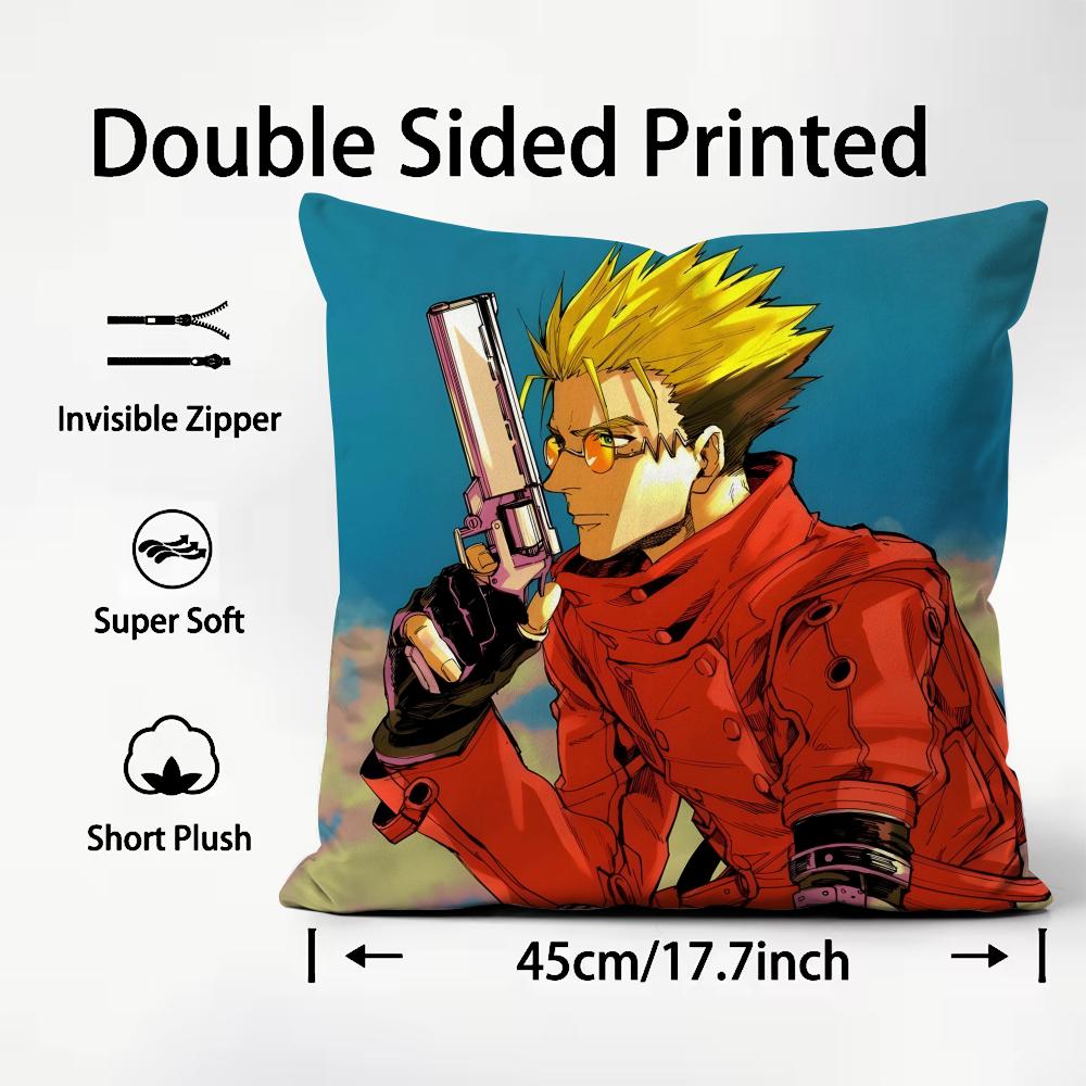 TTrigun Anime Cushion Cover Plush Fabric Soft DoubleSided Printed Sofa Warm Winter Home Child Gift Pillow Case 30x30cm
TTrigun Anime Cushion Cover Plush Fabric Soft DoubleSided Printed Sofa Warm Winter Home Child Gift Pillow Case 30x30cm
