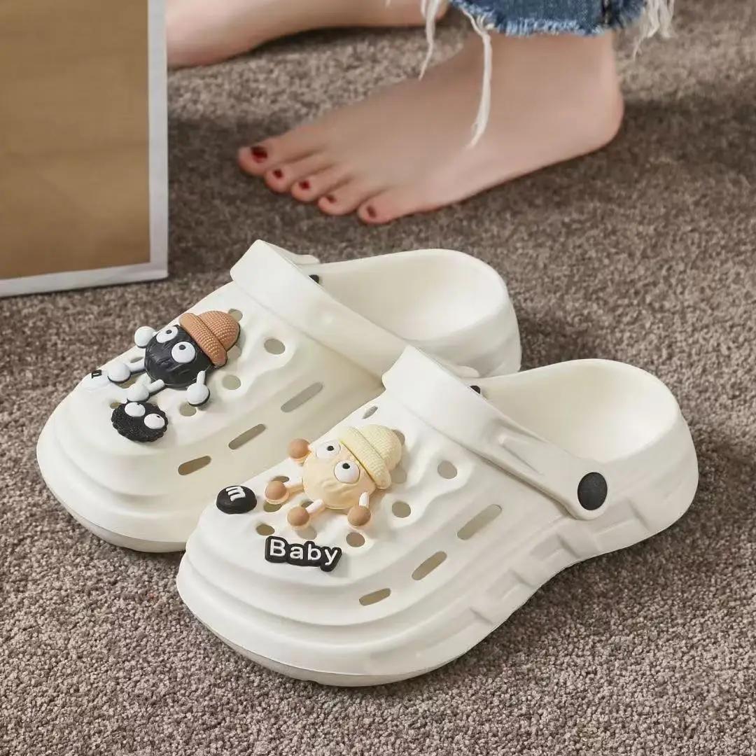 New Slides Summer Women Flat Sandals EVA Clogs DIY Cave Shoes Unisex Fashion Platform Hole Sandals Couples Beach Slippers 36-37 рожевий
New Slides Summer Women Flat Sandals EVA Clogs DIY Cave Shoes Unisex Fashion Platform Hole Sandals Couples Beach Slippers 36-37 рожевий