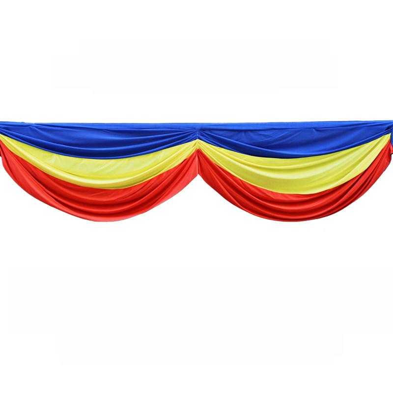 Wedding Swag Valance Curtain, Double-Layered Colorful Drape for Wedding Stage Staircase Backdrop Banquet Engagement Party Decor W200xH55cm
Wedding Swag Valance Curtain, Double-Layered Colorful Drape for Wedding Stage Staircase Backdrop Banquet Engagement Party Decor W200xH55cm