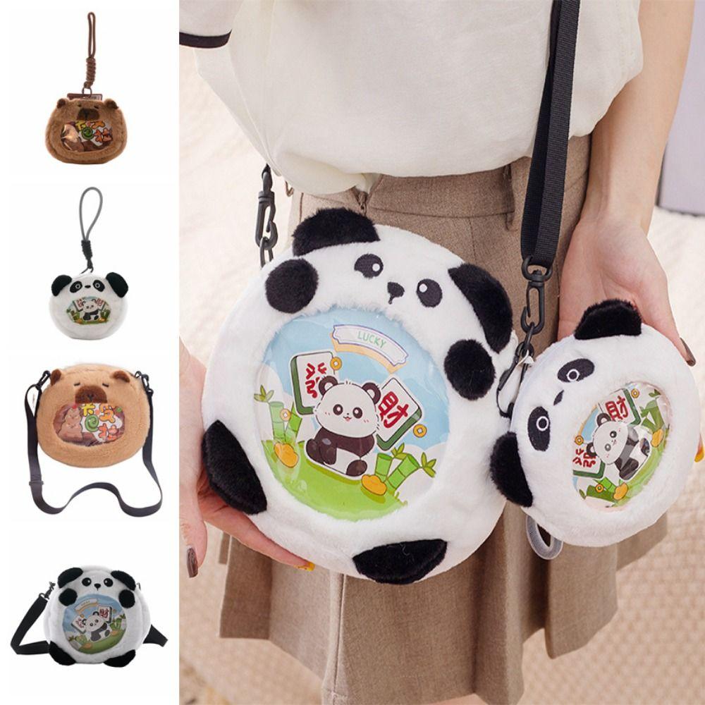 Portable Capybara Plush Doll Coin Purse Kawaii Plush Crossbody Bag Capybara Plush Handbag Outdoor Kapibara S
Portable Capybara Plush Doll Coin Purse Kawaii Plush Crossbody Bag Capybara Plush Handbag Outdoor Kapibara S