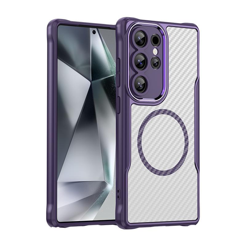 Samsung Galaxy S25 Ultra Case, Magnetic Carbon Fiber Transparent Phone Case Cover for Samsung Galaxy S25 Ultra фіолетовий
Samsung Galaxy S25 Ultra Case, Magnetic Carbon Fiber Transparent Phone Case Cover for Samsung Galaxy S25 Ultra фіолетовий