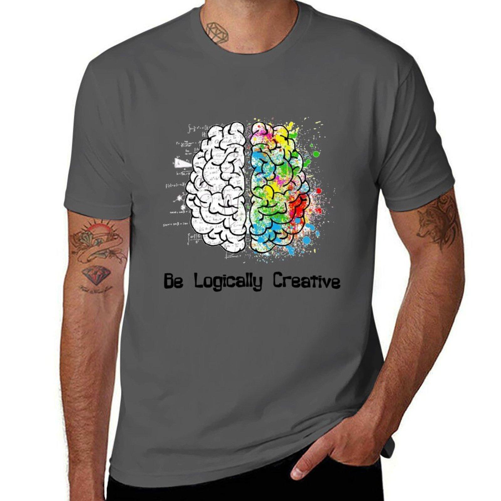 Be Logically Creative T-Shirt man t shirt graphic mens graphic t shirts T-Shirt 4XL
Be Logically Creative T-Shirt man t shirt graphic mens graphic t shirts T-Shirt 4XL