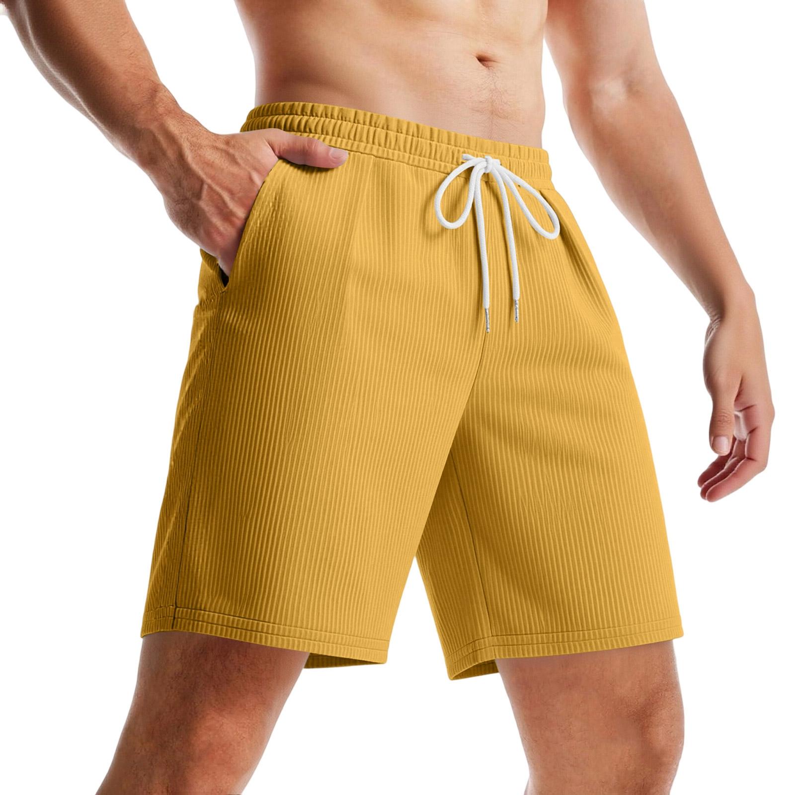 Men Lightweight Breathable Corduroy Drawstring Waist Shorts Casual Five Inch Inseam Sport Relaxed Fit Shorts for Outdoor Activities XL жовтий
Men Lightweight Breathable Corduroy Drawstring Waist Shorts Casual Five Inch Inseam Sport Relaxed Fit Shorts for Outdoor Activities XL жовтий