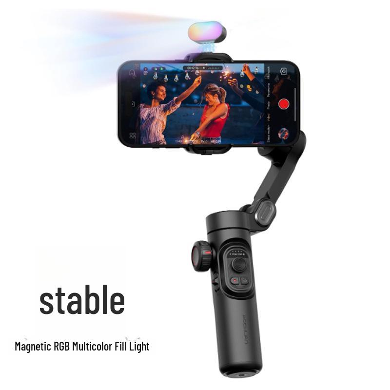 Aokawa XE Mobile Stabilizer: Three-Axis Gimbal for Live Streaming and Short Videos, with RGB Fill Light
Aokawa XE Mobile Stabilizer: Three-Axis Gimbal for Live Streaming and Short Videos, with RGB Fill Light
