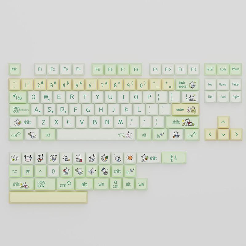Желто-зеленые колпачки для клавиш XDA Pacha Dog Theme, термосублимационные механические колпачки для клавиатуры, небольшой полный набор из PBT all five sides add 5
Желто-зеленые колпачки для клавиш XDA Pacha Dog Theme, термосублимационные механические колпачки для клавиатуры, небольшой полный набор из PBT all five sides add 5