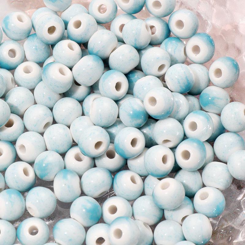Керамические бусины ручной работы из серого фарфора - круглые бусины с большим отверстием для плетения для DIY цветочных корзин 6mm Willow Blue, 50 pieces
Керамические бусины ручной работы из серого фарфора - круглые бусины с большим отверстием для плетения для DIY цветочных корзин 6mm Willow Blue, 50 pieces