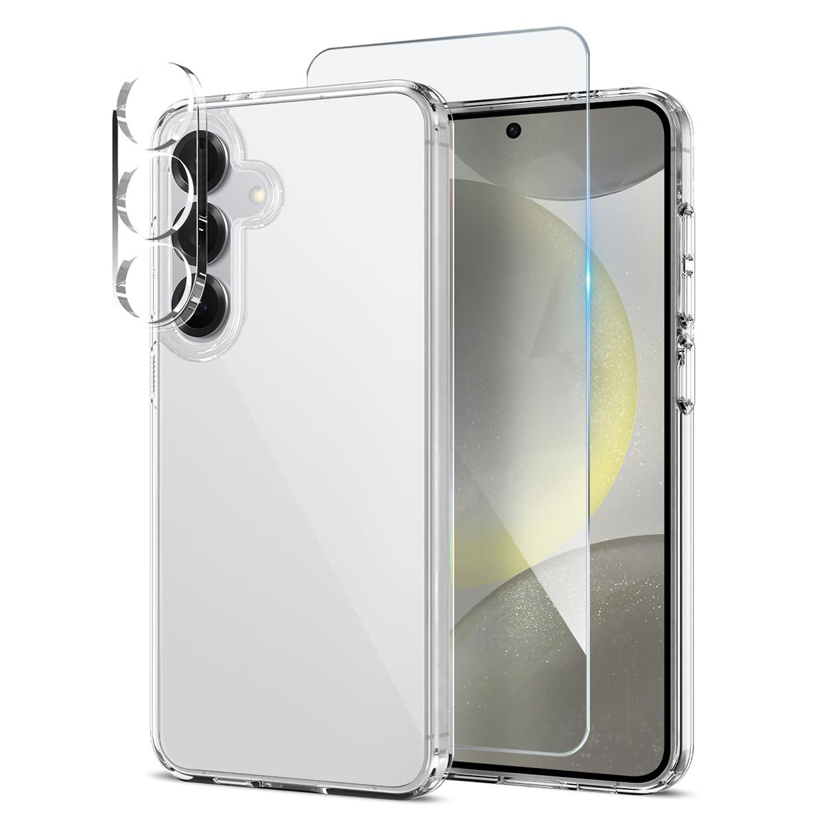 NORTHJO For Samsung Galaxy S24 Case PC+TPU Phone Cover Set with Front Screen Protector+Lens Film Transparent
NORTHJO For Samsung Galaxy S24 Case PC+TPU Phone Cover Set with Front Screen Protector+Lens Film Transparent