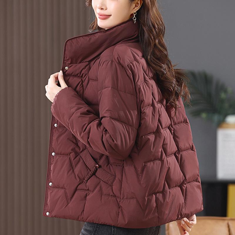 Women s Winter 2024 Short Cotton Jacket: Chinese-Style Fashionable Stand-Up Collar Lightweight Coat for Middle-Aged and Elderly Moms XXL (recommended for 135-146 catties)
Women s Winter 2024 Short Cotton Jacket: Chinese-Style Fashionable Stand-Up Collar Lightweight Coat for Middle-Aged and Elderly Moms XXL (recommended for 135-146 catties)