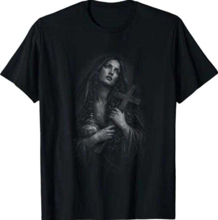 Sacred Mary Holding Cross Christian Prayer T-Shirt 4XL
Sacred Mary Holding Cross Christian Prayer T-Shirt 4XL