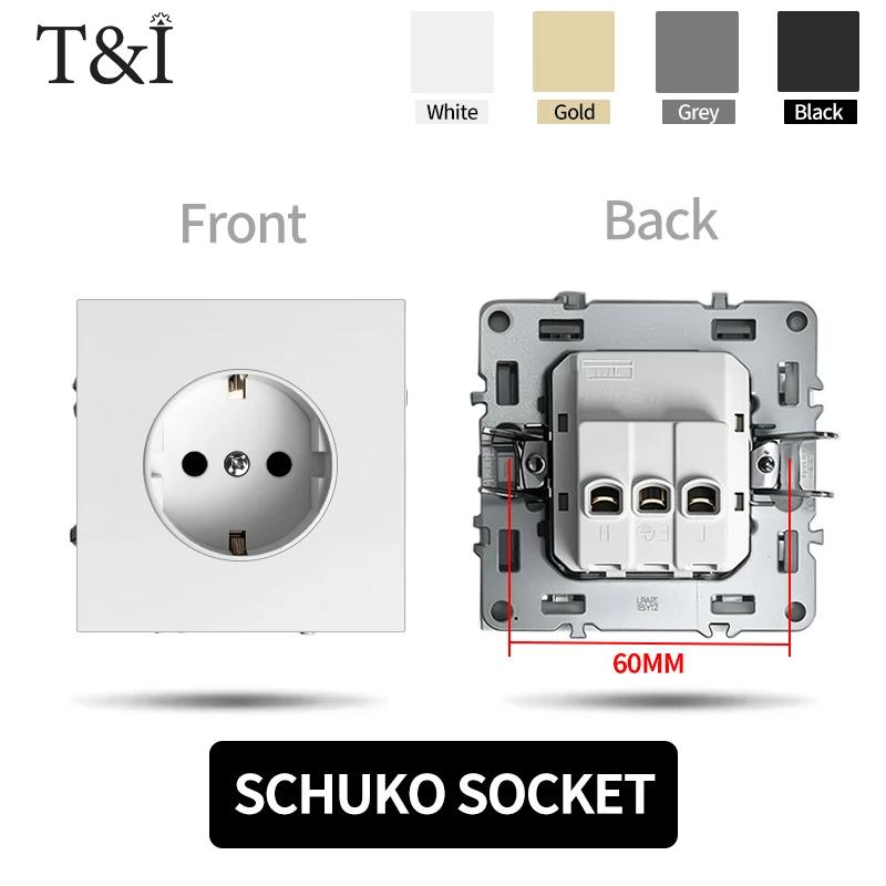 Європейська розетка Schuko з портами USB та USB-C, 16А, із заземленням, вбудована в стіну – Німеччина Розетка Стандарт Польщі Schuko socket&EU чорний
Європейська розетка Schuko з портами USB та USB-C, 16А, із заземленням, вбудована в стіну – Німеччина Розетка Стандарт Польщі Schuko socket&EU чорний