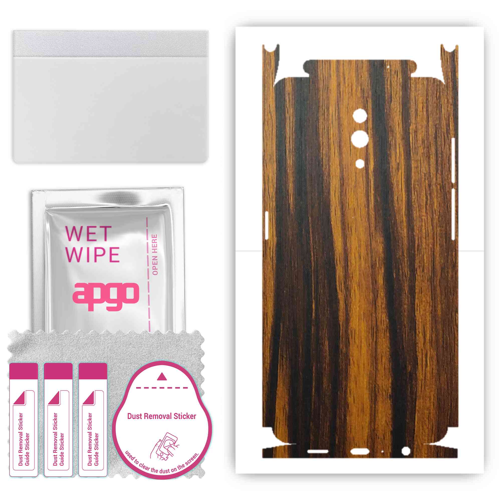 apgo Protective Skin Sticker for the back+sides compatible with Oppo Reno, Full Wrap Film, Foil, Vinyl - Pattern Tigerwood
apgo Protective Skin Sticker for the back+sides compatible with Oppo Reno, Full Wrap Film, Foil, Vinyl - Pattern Tigerwood