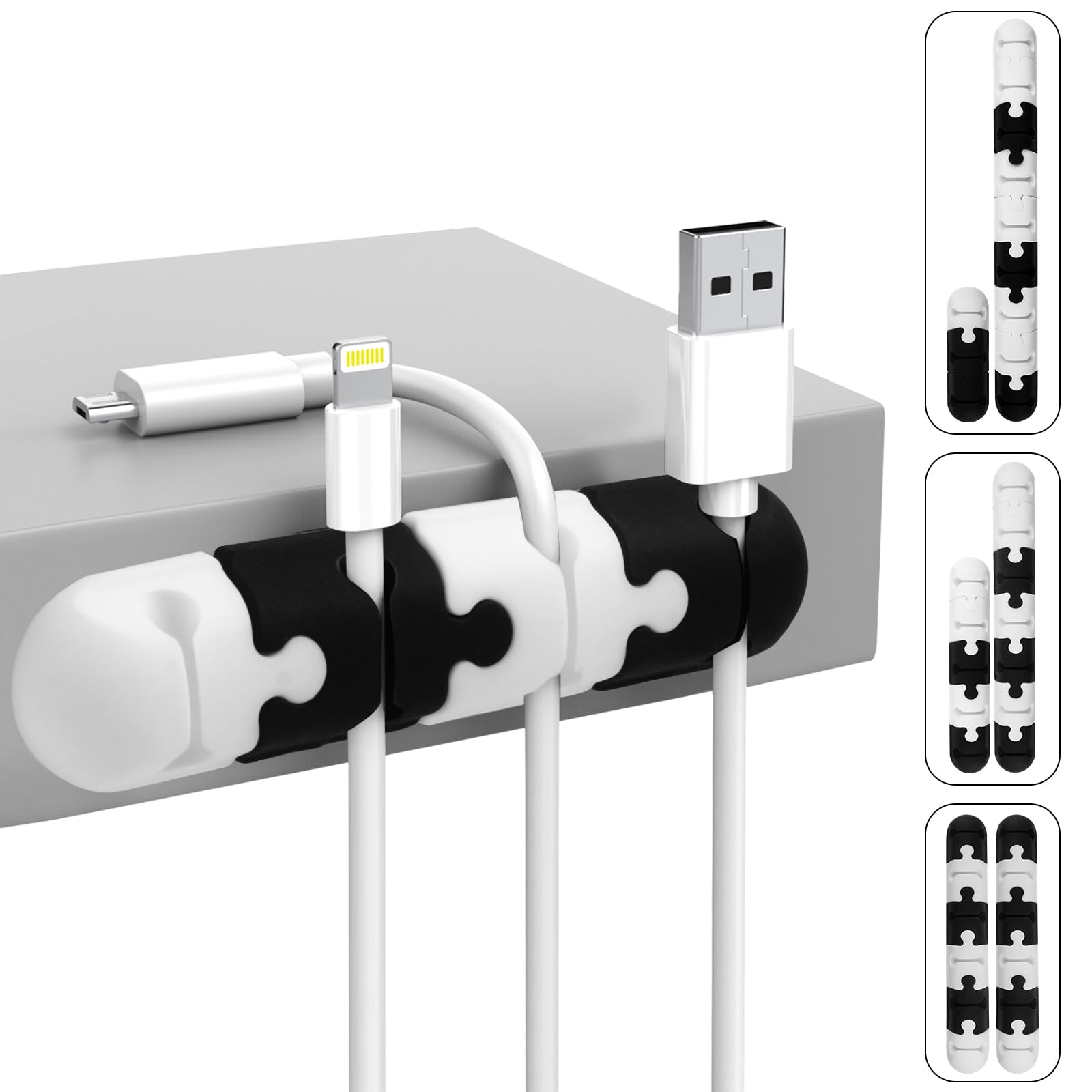 MITUKE Cable Holders, Cable Clips, Wire Holders, Wire Organizer, Convenient Tool, Adjustable Cable Smoothly, Organizes Cords Around Your Desk, Sticks
MITUKE Cable Holders, Cable Clips, Wire Holders, Wire Organizer, Convenient Tool, Adjustable Cable Smoothly, Organizes Cords Around Your Desk, Sticks
