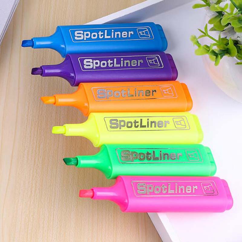 Highlighter MP-460 Water-based Pigment Single Head 6-Color Marker Pen Head Pen Note Pen Stationery Office School Supplies
Highlighter MP-460 Water-based Pigment Single Head 6-Color Marker Pen Head Pen Note Pen Stationery Office School Supplies