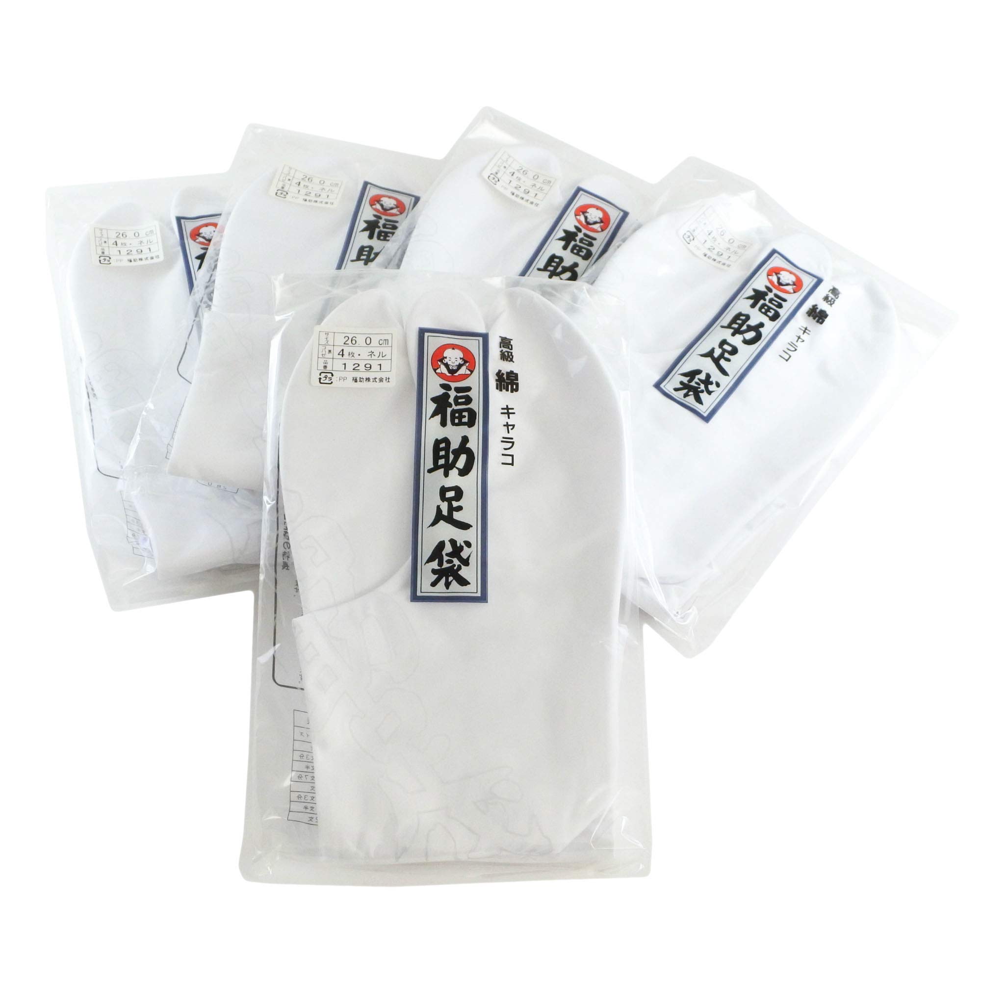Fukusuke High Quality Cotton Calico Tabi 4 Pairs Kohaze Flannel Lining 5 Pair Set (27.5)
Fukusuke High Quality Cotton Calico Tabi 4 Pairs Kohaze Flannel Lining 5 Pair Set (27.5)