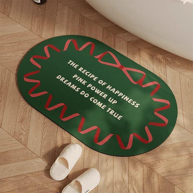 Christmas atmosphere bathroom absorbent floor mat soft diatom mud non-slip foot mat toilet hand washing toilet door 40X60cm 15.7X23.6in
Christmas atmosphere bathroom absorbent floor mat soft diatom mud non-slip foot mat toilet hand washing toilet door 40X60cm 15.7X23.6in