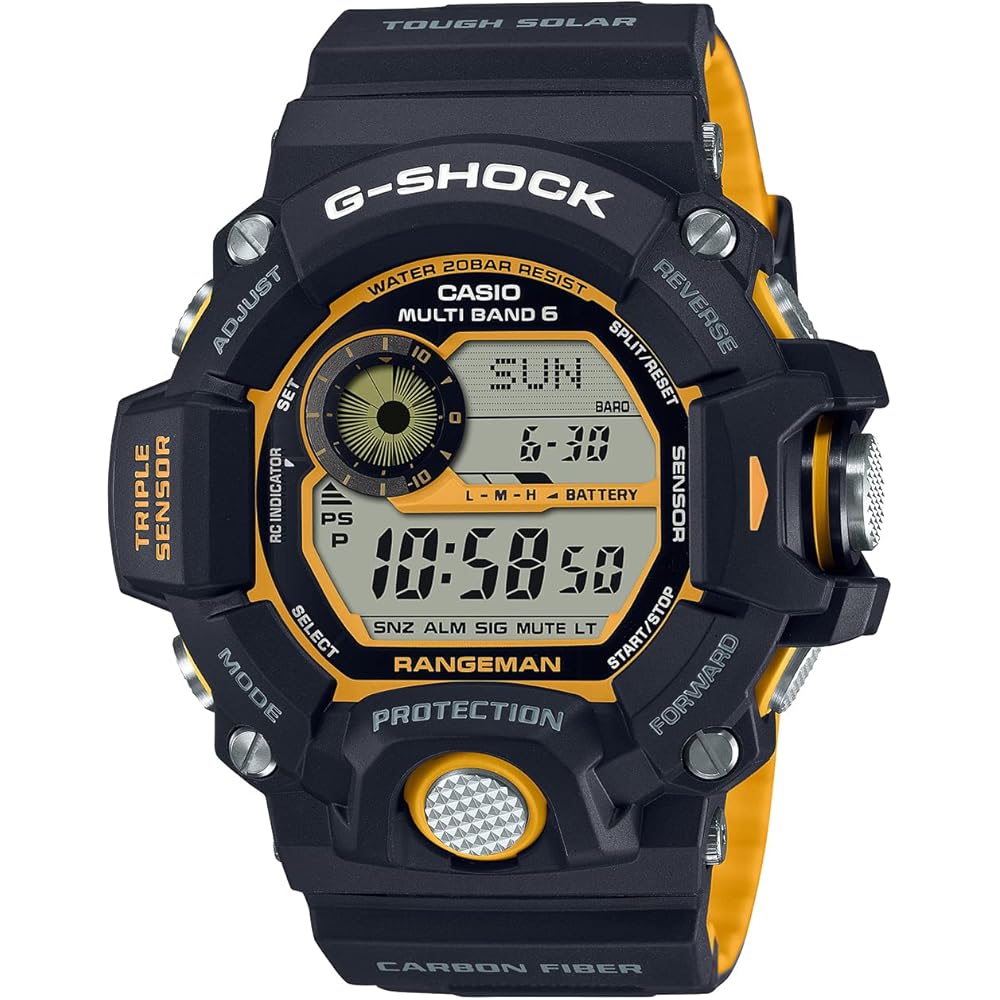 G-SHOCK RANGEMAN GW-9400YJ-1JF Men s Black Yellow Radio Solar Watch
G-SHOCK RANGEMAN GW-9400YJ-1JF Men s Black Yellow Radio Solar Watch