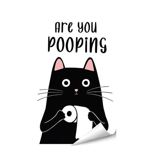 Funny Animal Toilet Seat Sticker Cute Humor Are You Pooping Bathroom Wall Decal Self-Adhesive Waterproof Toilet Lid Sticker for Restroom D
Funny Animal Toilet Seat Sticker Cute Humor Are You Pooping Bathroom Wall Decal Self-Adhesive Waterproof Toilet Lid Sticker for Restroom D