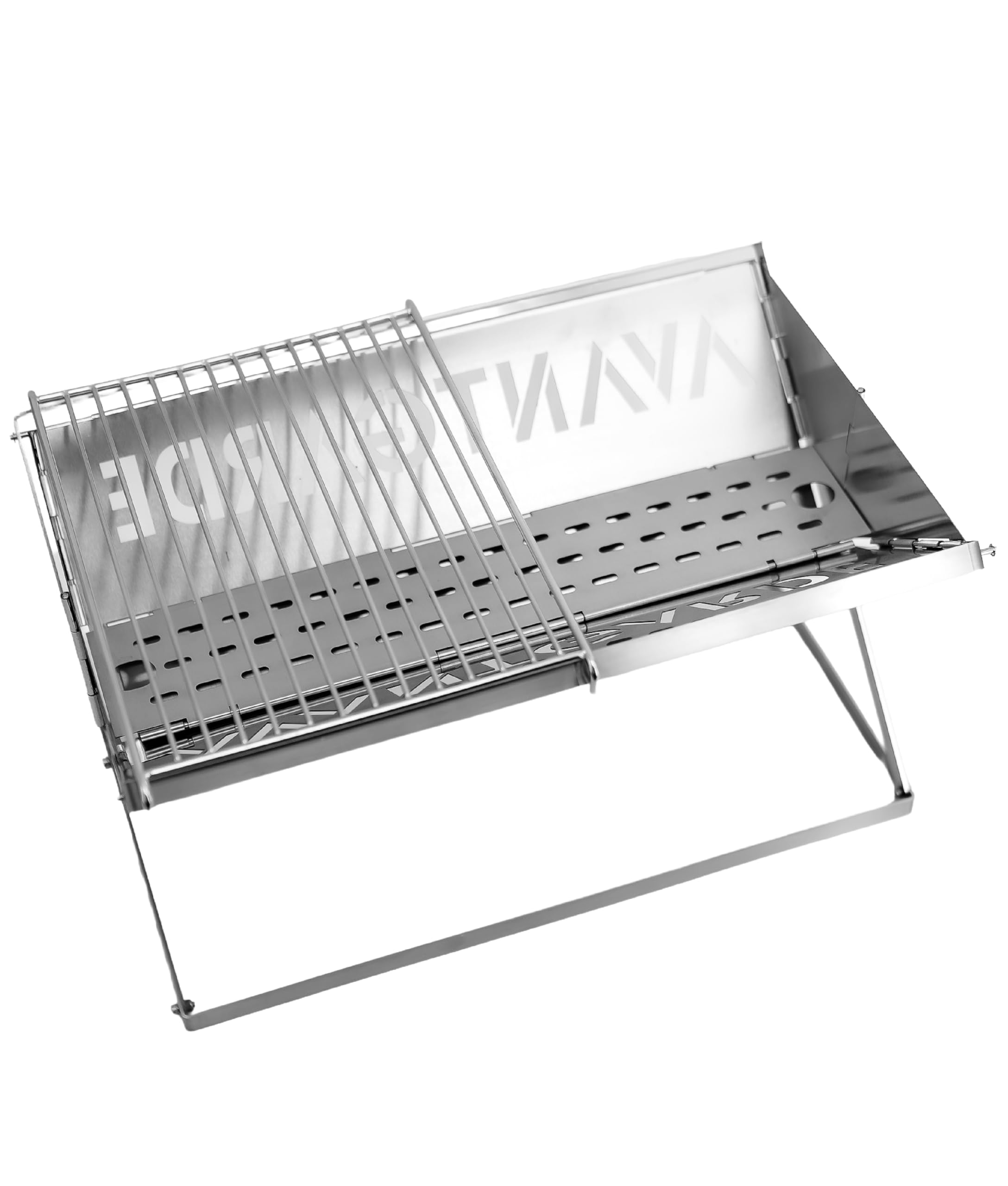 AVANT GARDE Compact Folding Fire Pit BBQ No Wood Splitting Stainless Steel Includes Grate and Storage Easy Outdoor Solo Camping BBQ Fire start your
AVANT GARDE Compact Folding Fire Pit BBQ No Wood Splitting Stainless Steel Includes Grate and Storage Easy Outdoor Solo Camping BBQ Fire start your