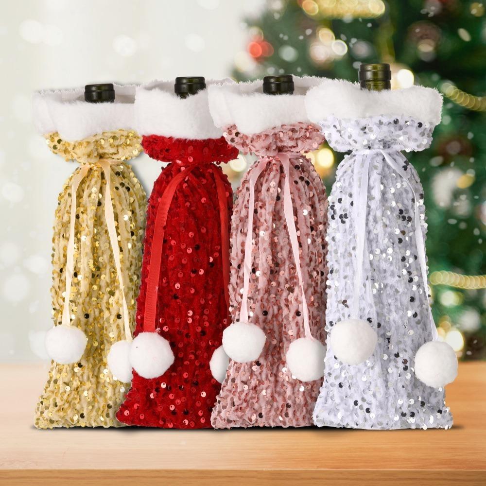 Plush Ball Xmas Wine Bottle Cover Non-woven Santa Claus Wine Bags Gift Decoration Style3
Plush Ball Xmas Wine Bottle Cover Non-woven Santa Claus Wine Bags Gift Decoration Style3