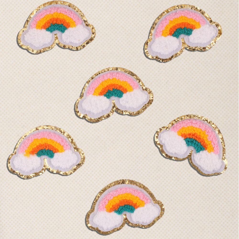 6pcs Iron on Rainbow Patches Chenille Chic Embroidered Patch Glitter Chenille Patches Backpack
6pcs Iron on Rainbow Patches Chenille Chic Embroidered Patch Glitter Chenille Patches Backpack