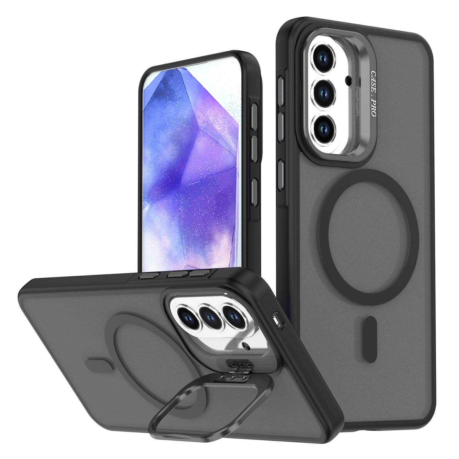 For Samsung Galaxy S25 / S24 Magnetic Case Foldable Kickstand Matte PC + TPU Phone Cover
For Samsung Galaxy S25 / S24 Magnetic Case Foldable Kickstand Matte PC + TPU Phone Cover