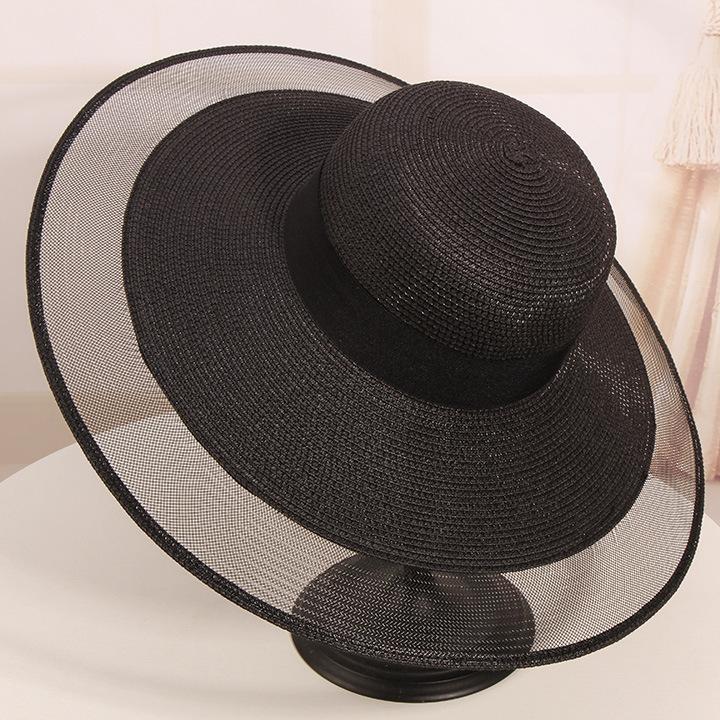 Ветер элегантная ретро шляпа женская летняя солнцезащитная шляпа с широкими полями соломенная шляпа для путешествий универсальная для отпуска пляжная шляпа тренд Adult average size белый
Ветер элегантная ретро шляпа женская летняя солнцезащитная шляпа с широкими полями соломенная шляпа для путешествий универсальная для отпуска пляжная шляпа тренд Adult average size белый