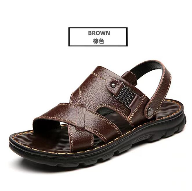 Мужские сандалии 2025 года, летние новые популярные водонепроницаемые нескользящие сандалии из натуральной кожи, тапочки с мягкой подошвой, дышащая повседневная обувь 44
Мужские сандалии 2025 года, летние новые популярные водонепроницаемые нескользящие сандалии из натуральной кожи, тапочки с мягкой подошвой, дышащая повседневная обувь 44
