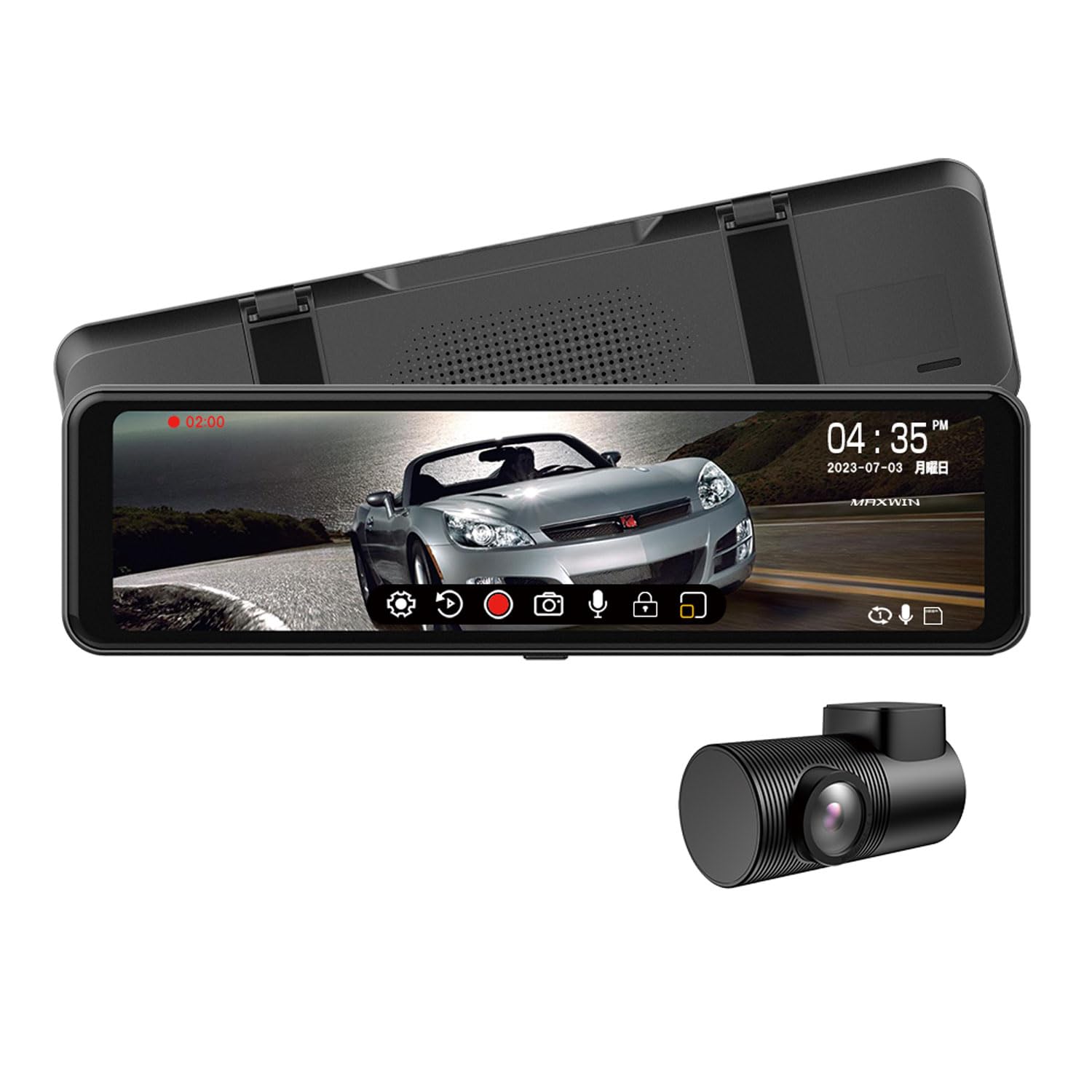 MAXWIN Dash Cam дюймовая камера заднего вида с зумом и дисплеем, цифровое внутреннее зеркало заднего вида с широким разрешением 2K 1080P, камера заднего вида 10,88 в автомобиле MDR-C013B
MAXWIN Dash Cam дюймовая камера заднего вида с зумом и дисплеем, цифровое внутреннее зеркало заднего вида с широким разрешением 2K 1080P, камера заднего вида 10,88 в автомобиле MDR-C013B