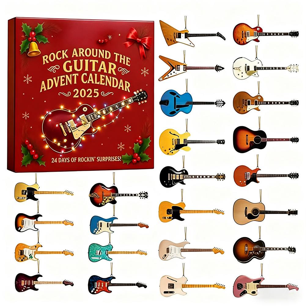 2D Flat Acrylic Rock Around The Guitar Christmas Advent Calendar 2025 Figurine Things For DIY Christmas Surprise Toys Gift as shown
2D Flat Acrylic Rock Around The Guitar Christmas Advent Calendar 2025 Figurine Things For DIY Christmas Surprise Toys Gift as shown