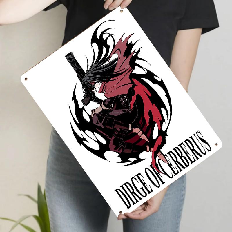 Final Fantasy VII Dirge of Cerberus Vincent Valentine Metal Tin Sign Living Room Study Room Wall Art Decor 20x30cm(7.8x11.8inch)
Final Fantasy VII Dirge of Cerberus Vincent Valentine Metal Tin Sign Living Room Study Room Wall Art Decor 20x30cm(7.8x11.8inch)