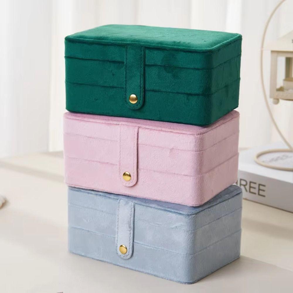 Large Capacity Jewelry Boxes Flannel Jewelry Display Case Necklace Ring Earrings Organizer Travel рожевий
Large Capacity Jewelry Boxes Flannel Jewelry Display Case Necklace Ring Earrings Organizer Travel рожевий