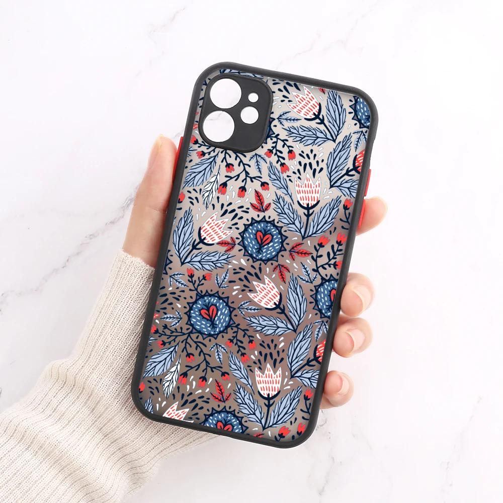 Shockproof Etui Flower Phone Case For iPhone 16 14 13 15 11 12 Pro Max 13 Mini 7 8 Plus SE Matte Clear Hard Cover Fundas Bags iPhone 16Plus
Shockproof Etui Flower Phone Case For iPhone 16 14 13 15 11 12 Pro Max 13 Mini 7 8 Plus SE Matte Clear Hard Cover Fundas Bags iPhone 16Plus