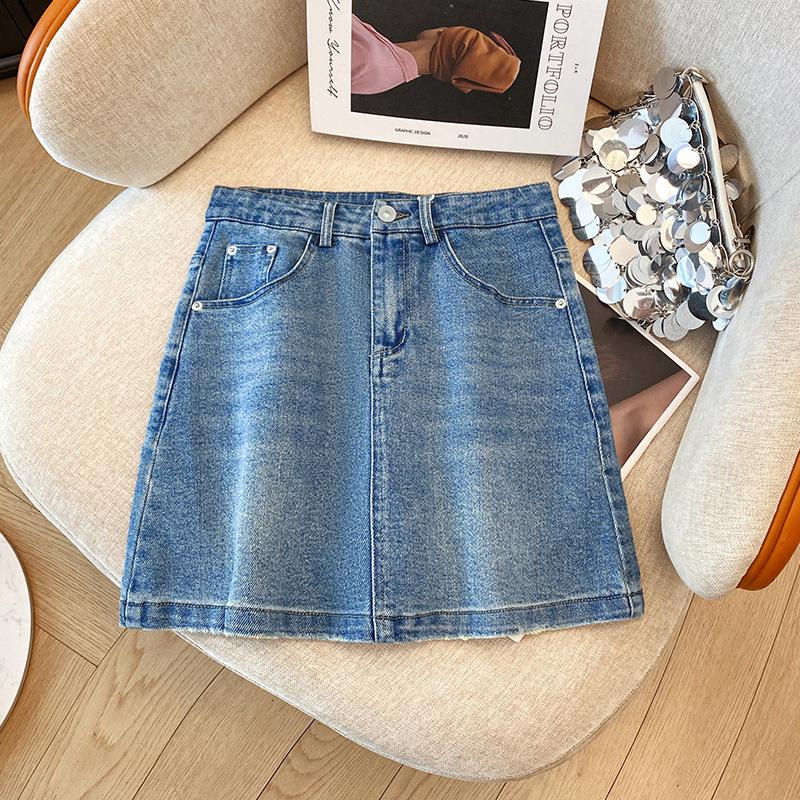 A-line Blue Denim Bodycon Mini Skirt for Women - Slimming Straight Fit, 2025 New Summer Collection. Large
A-line Blue Denim Bodycon Mini Skirt for Women - Slimming Straight Fit, 2025 New Summer Collection. Large