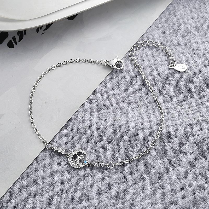 CIAXY Silver Color Full Zircon Moon Bracelets for Women Girl Sweet Prince Bracelet Small Fresh Jewelry
CIAXY Silver Color Full Zircon Moon Bracelets for Women Girl Sweet Prince Bracelet Small Fresh Jewelry