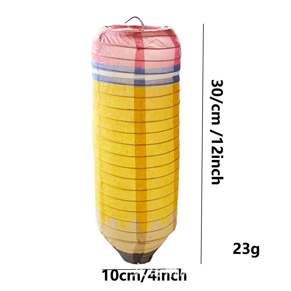 Back-to-School Pencil and Paper Lantern Hanging Decorations for Classroom and Party Bunting 30 cm
Back-to-School Pencil and Paper Lantern Hanging Decorations for Classroom and Party Bunting 30 cm