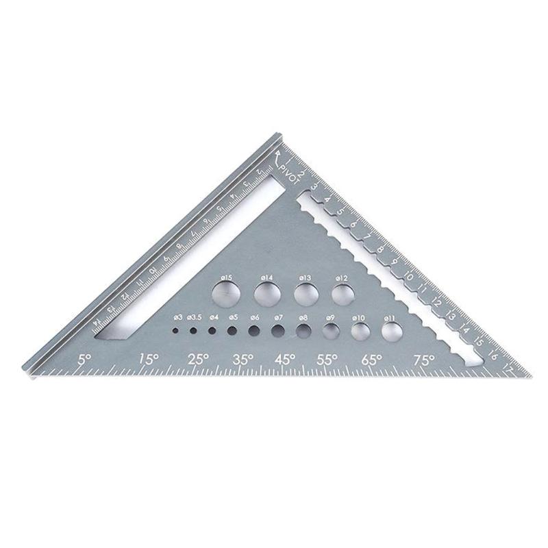 Carpenter Square 170mm T Square Multi-Purpose Carpenter Tools Square, Protractors, Ruler, Graduated Marking Gauge
Carpenter Square 170mm T Square Multi-Purpose Carpenter Tools Square, Protractors, Ruler, Graduated Marking Gauge