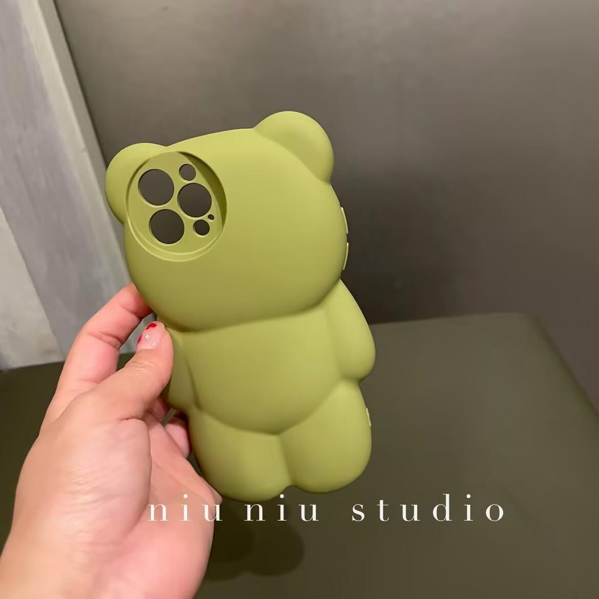 Милий 3D рідкий силіконовий чохол для телефону з ведмедиком для iPhone15 14 13 Pro Max 11 12 XR XS X 14Max протиударний Funda For iphone 15Plus армія зелений колір
Милий 3D рідкий силіконовий чохол для телефону з ведмедиком для iPhone15 14 13 Pro Max 11 12 XR XS X 14Max протиударний Funda For iphone 15Plus армія зелений колір