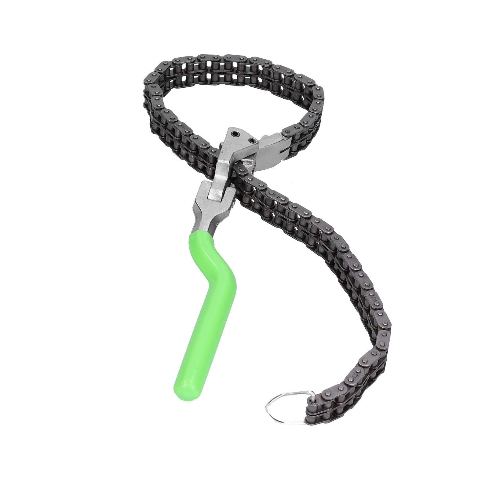 Chain Type Oil Filter Wrench Spanner 2.4‑7.6in Range Long Handle Car Repairing Tool Universal
Chain Type Oil Filter Wrench Spanner 2.4‑7.6in Range Long Handle Car Repairing Tool Universal