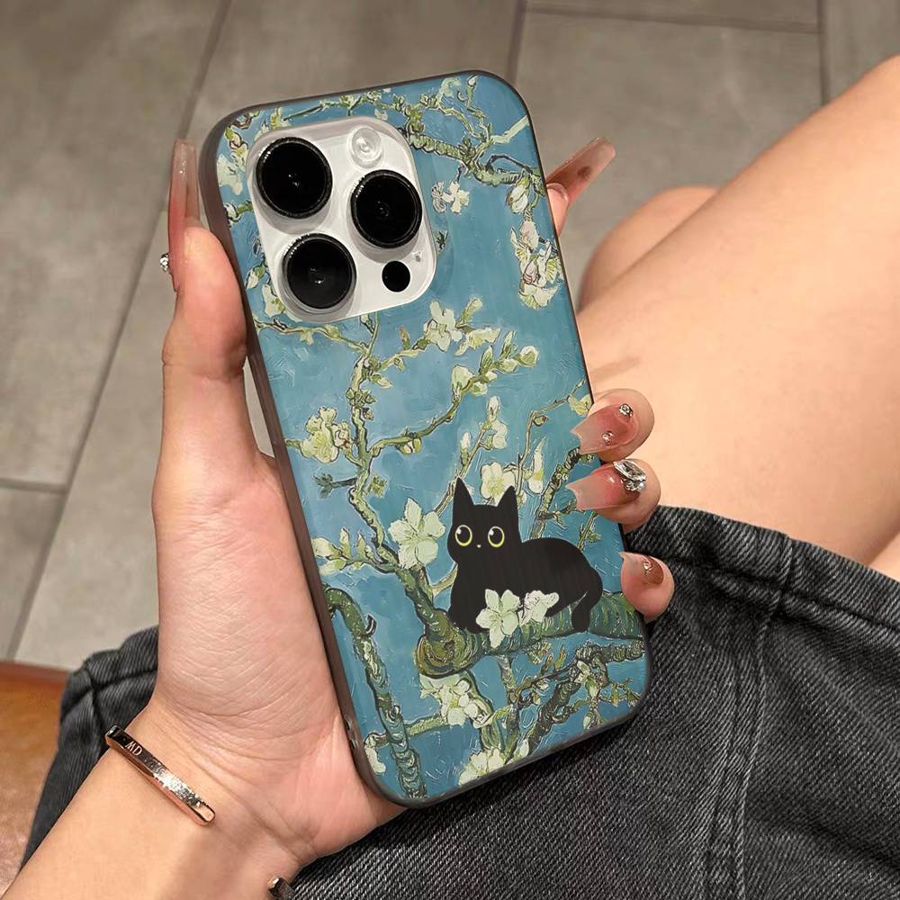 Забавные коты Ван Гог Для IPhone 16 15 14 13 12 11 17 Pro Max Plus Волна Гофрированный чехол для телефона Противоударная крышка iPhone 11 pro
Забавные коты Ван Гог Для IPhone 16 15 14 13 12 11 17 Pro Max Plus Волна Гофрированный чехол для телефона Противоударная крышка iPhone 11 pro