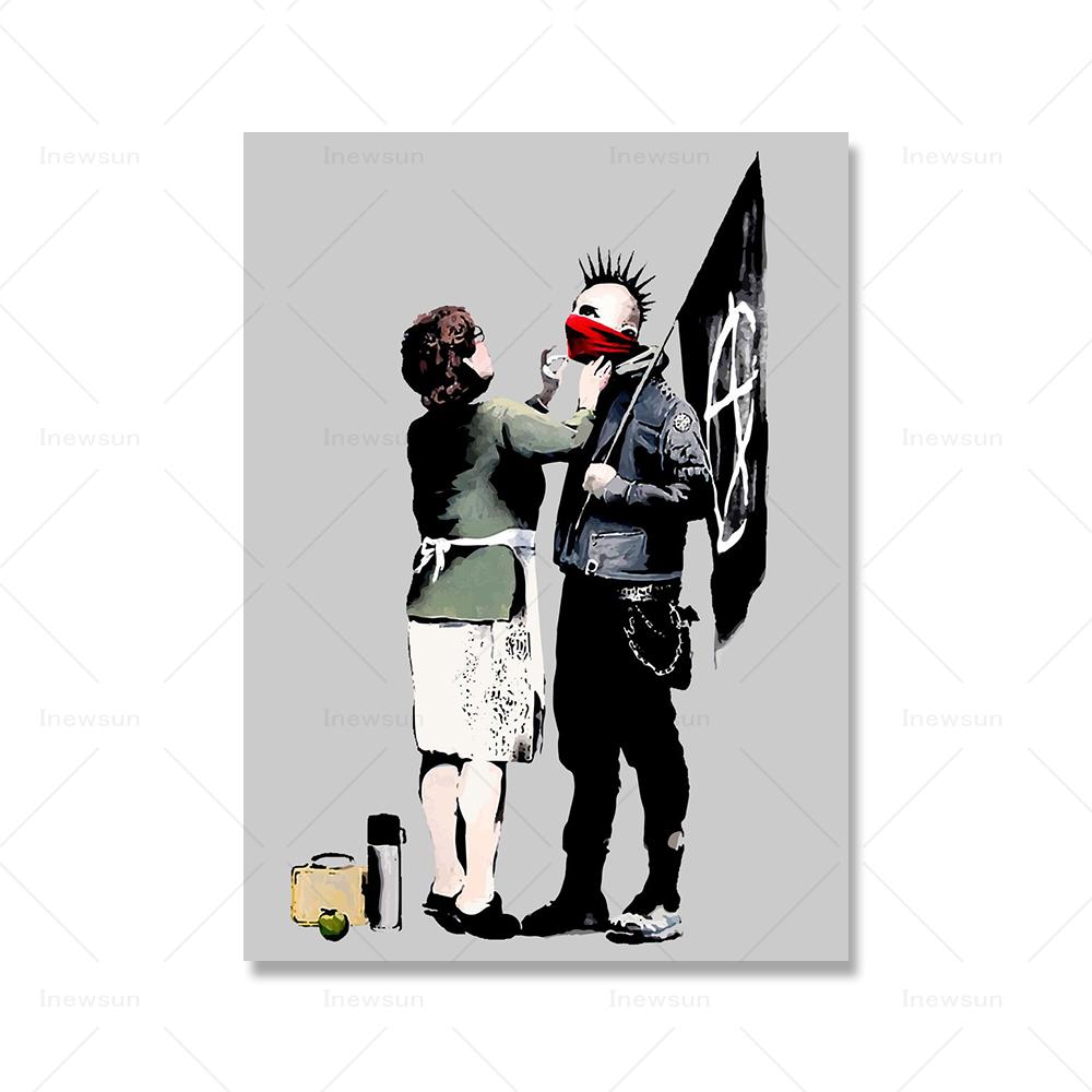 Бэнкси-стрит, граффити, настенная живопись на холсте, картина «Девушка с воздушными шарами», постеры и принты, абстрактная фигура, фреска для декора гостиной 21x30cm No Framed
Бэнкси-стрит, граффити, настенная живопись на холсте, картина «Девушка с воздушными шарами», постеры и принты, абстрактная фигура, фреска для декора гостиной 21x30cm No Framed