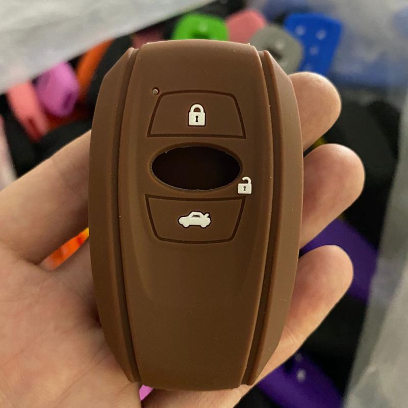 ZAD silicone rubber car key case cover shell for subaru Legacy impreza forester xv trezia BRZ wrx levorg outback 3 buttons key коричневий
ZAD silicone rubber car key case cover shell for subaru Legacy impreza forester xv trezia BRZ wrx levorg outback 3 buttons key коричневий