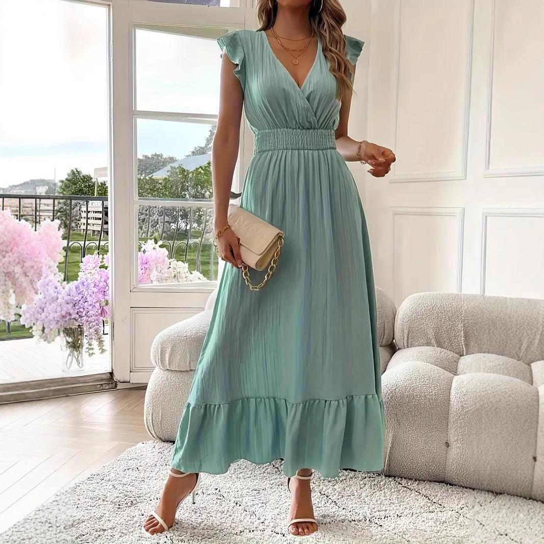 Summer Women s Fashionable and Casual Long Short-sleeved Dress XXL темно-синього кольору
Summer Women s Fashionable and Casual Long Short-sleeved Dress XXL темно-синього кольору