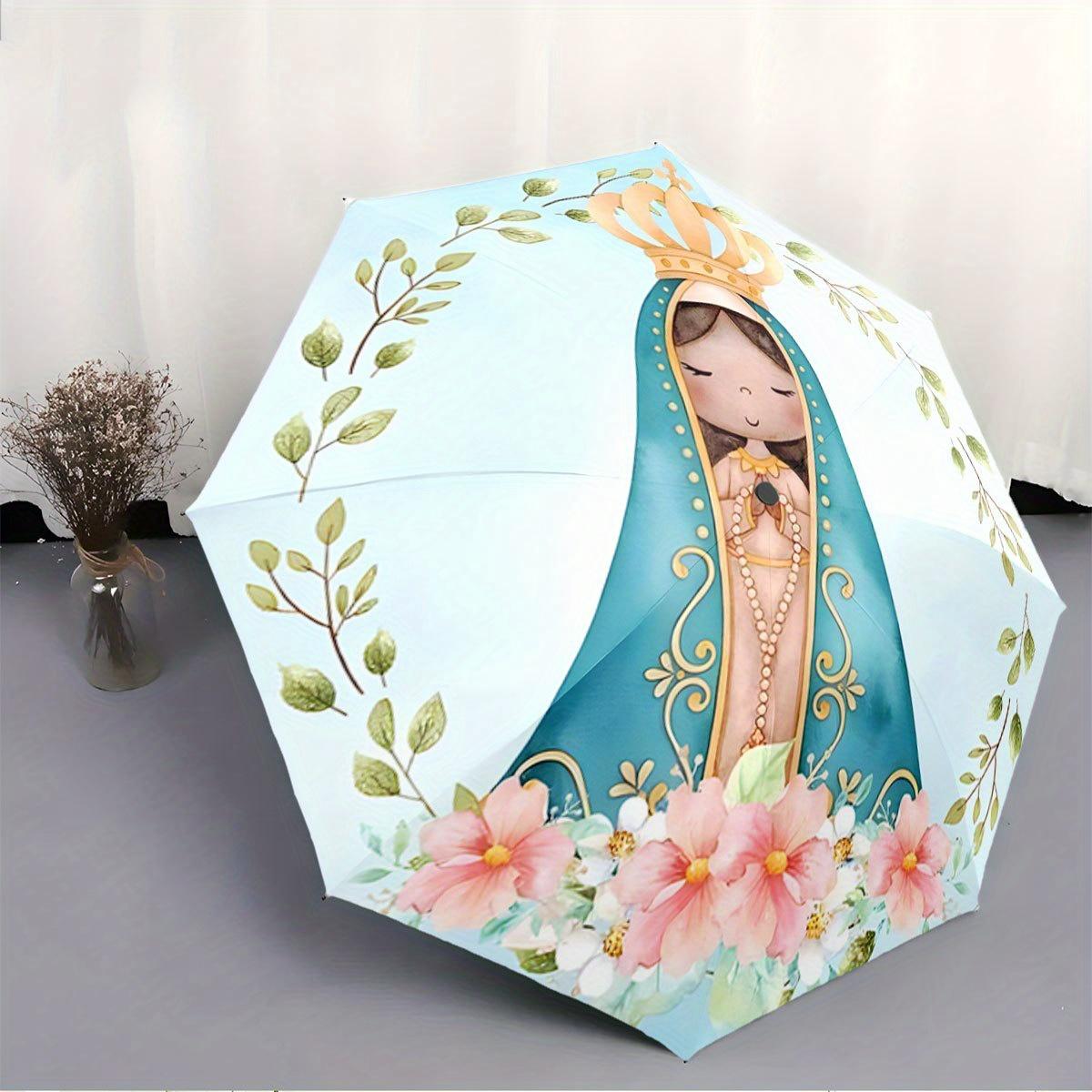 Women s Elegant Floral & Design Open/Close Folding Umbrella - 8-Rib Compact Travel Umbrella with Golden//Green Hues, Lightwei Iron&8K
Women s Elegant Floral & Design Open/Close Folding Umbrella - 8-Rib Compact Travel Umbrella with Golden//Green Hues, Lightwei Iron&8K