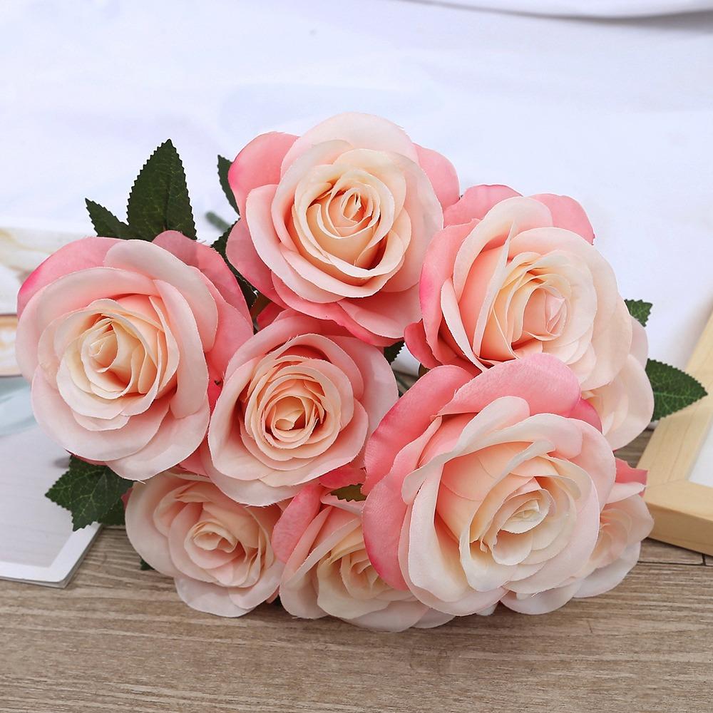 9 Head Real Happy Flower 10 Colors Mini Natural Silk Rose Flowers Photography Photo Gift Valentine s Day Decorative
9 Head Real Happy Flower 10 Colors Mini Natural Silk Rose Flowers Photography Photo Gift Valentine s Day Decorative