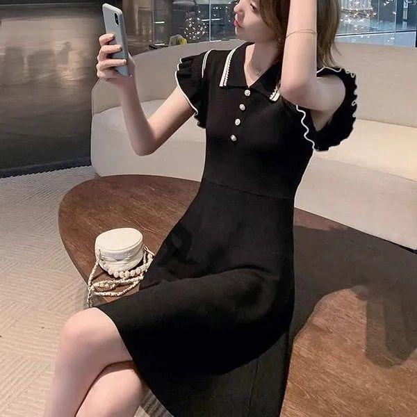 Women s Retro Ice Silk Knit Dress - 2026 Summer Style: Short, Color Block Stripes, College Style Skirt, Trendy Summer Fashion S чёрный
Women s Retro Ice Silk Knit Dress - 2026 Summer Style: Short, Color Block Stripes, College Style Skirt, Trendy Summer Fashion S чёрный