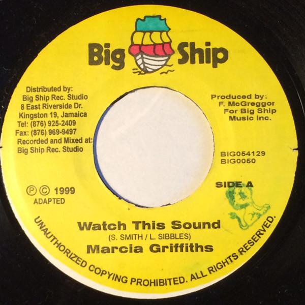7inch Record MARCIA GRIFFITHS Watch This Sound BIG0050 Big Ship 1999 Jamaica Reggae Ska Dub Used
7inch Record MARCIA GRIFFITHS Watch This Sound BIG0050 Big Ship 1999 Jamaica Reggae Ska Dub Used