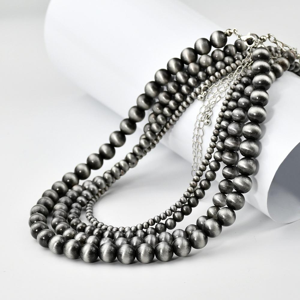 1 шт. винтажная матовая цепочка на ключицы из бисера, аксессуары для женщин 1