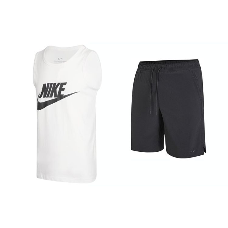 Nike Пуловер с круглым вырезом и логотипом, короткий рукав, однотонные шорты со шнурком и средней талией, повседневный спортивный комплект, мужские комплекты AR4992-101+DV9331-010 2XL
Nike Пуловер с круглым вырезом и логотипом, короткий рукав, однотонные шорты со шнурком и средней талией, повседневный спортивный комплект, мужские комплекты AR4992-101+DV9331-010 2XL