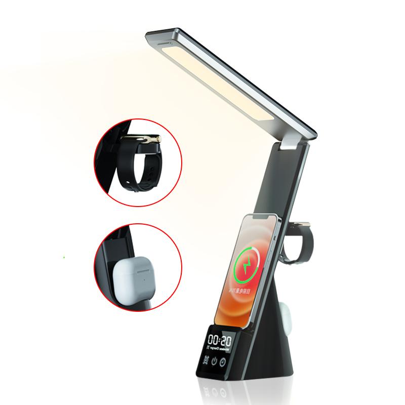 Беспроводное зарядное устройство 3 в 1, быстрая зарядка 15 Вт для iPhone Iwatch Airpodspro, кронштейн для настольного зарядного устройства
Беспроводное зарядное устройство 3 в 1, быстрая зарядка 15 Вт для iPhone Iwatch Airpodspro, кронштейн для настольного зарядного устройства